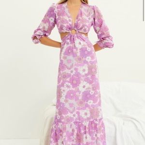 Antik Batik Paula Slit Dress - Parma